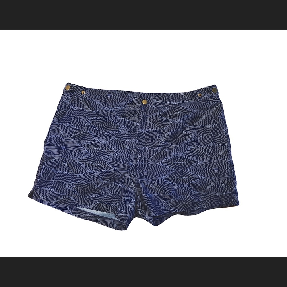 Rebel + Rogue size Small swim trunks.